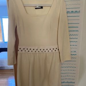 Appline line white winter dress
